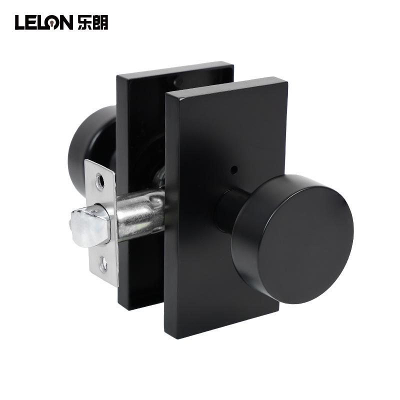 American Style Zinc Alloy Privacy Bathroom Door Lock with Spherical Handle