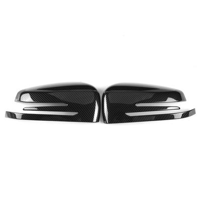 Carbon Fiber Side Rearview Mirror Cap Cover Trim for Benz A B C E GLA Class W204 W212