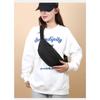 Women's Outdoor Solid Color Lightweight Multi-Pocket Sports Waist Chest Bag