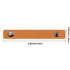 Work Travel Accessories Earphone Wrap Winder Wire Ties Tie Wraps Keeper Leather Cable Straps