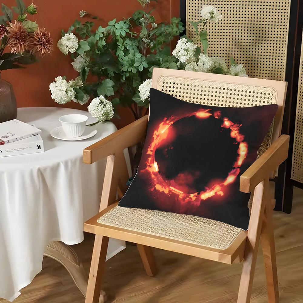 Game DDark SSouls Cushion Cover Silky Short Plush Invisible Zipper Dustproof Sofa Pillow Case for Home Decor