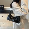 Vintage Women Waxed Leather Crossbody Bags Large Capacity Versatile Ladies Shoulder Bag Purse Stylish Female Underarm Handbags
