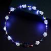 LED Flower Floral Hairband Garland Glowing Wreath Wedding Party Headband