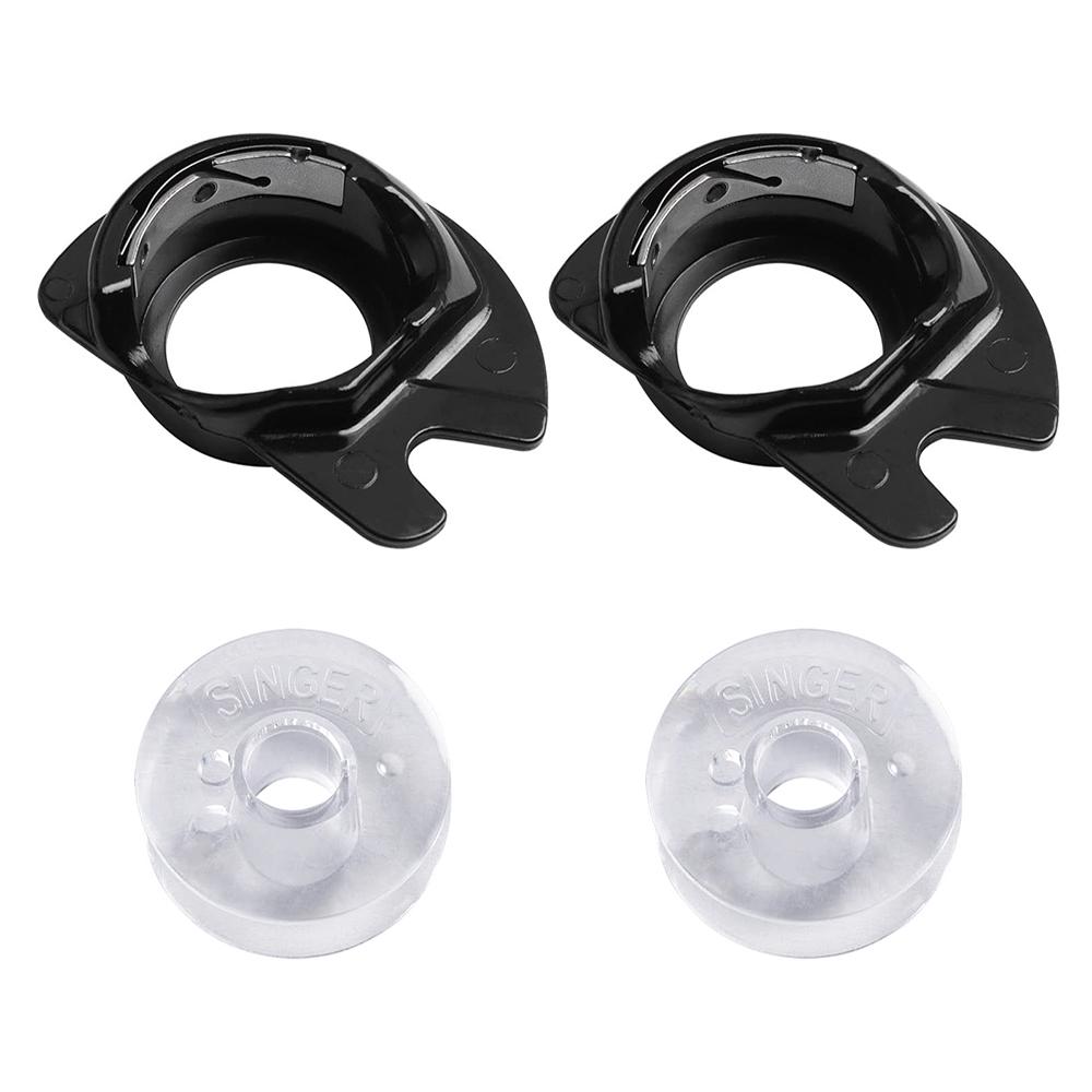 2Sets Bobbin and Bobbin Case for Singer Sewing Machine Top-Loading Bobbin Casing, Singer Sewing Machine Bobbin Case Holder