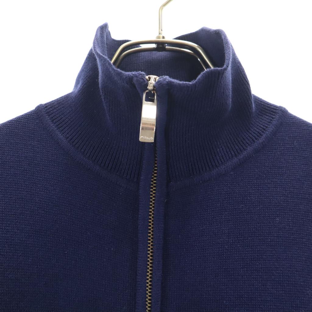 Polo by Ralph Lauren Zip Knit jacket M Navy Impact 21 Men's Used