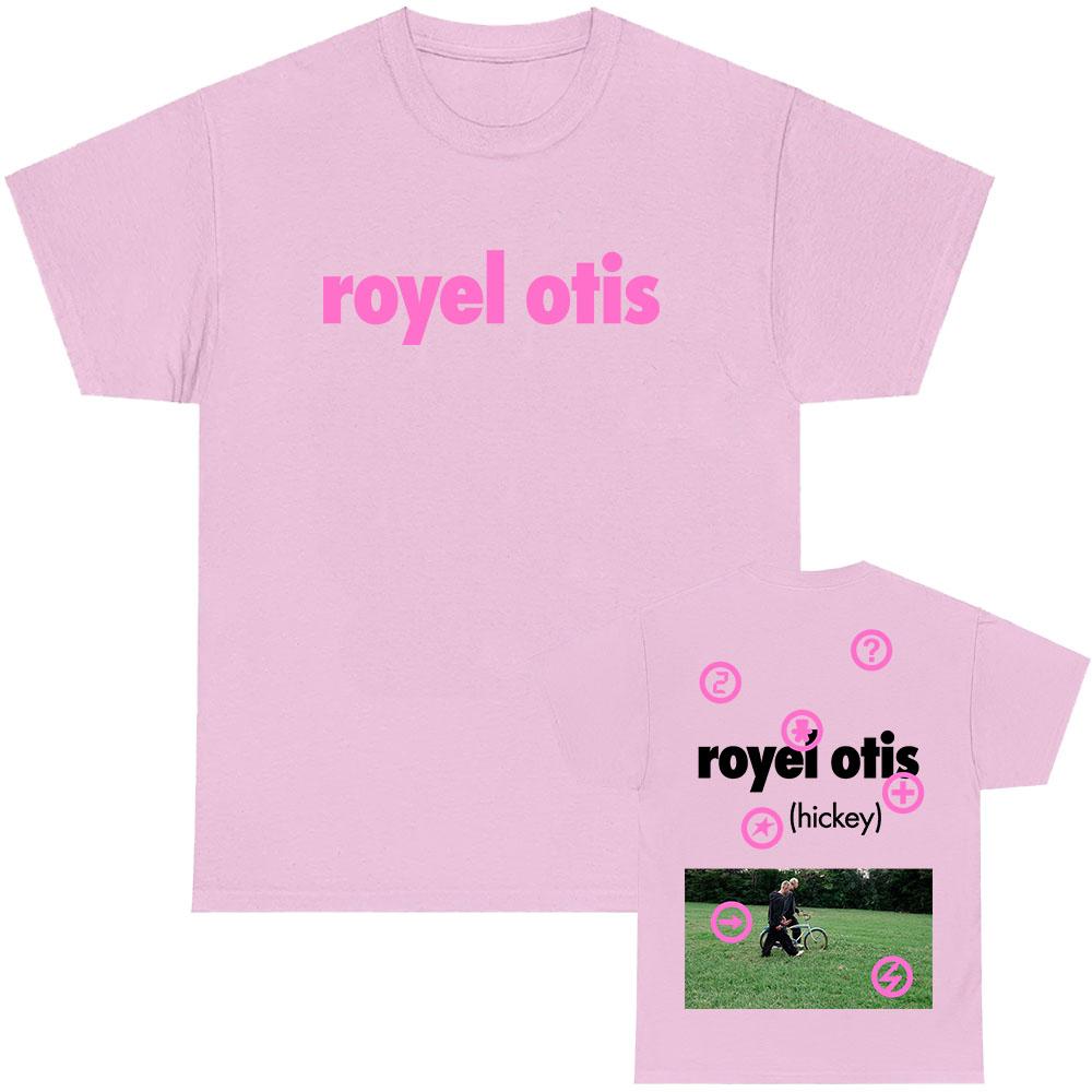2025 Album Hickey T-shirt Royel Otis Pop Duo Band Tshirts Short Sleeve Summer Unisex Streetwear Casual Fashion Men Women T Shirt