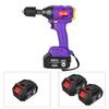 Brushless 24800mAh 480NM 2in1 Electric Drill &Impact Wrench Cordless High Torque