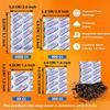 200/250/300 Pcs Food Grade Oxygen Absorbers Non-Toxic Long Term Storage Packets for Sealed Bags Jars Dry Food Pantry Use