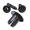 30/50/100PCS 6mm Black Plastic Rivet Vent Wiper Cover Clip Fixed Screw Clip Deflector Plastic Piercing Nail Fastener Auto Parts