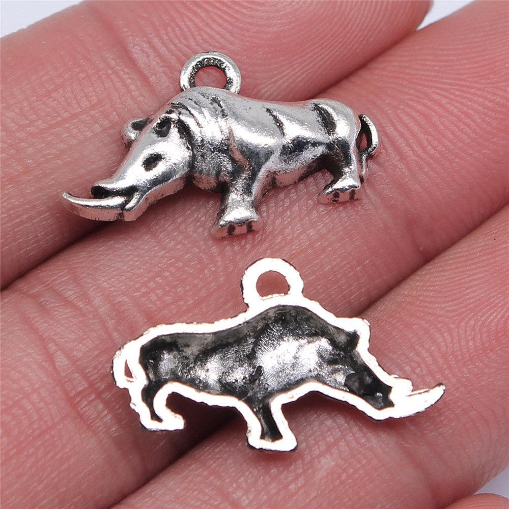 Charms Pig Sheep Cow Rabbit Pendants Wedding Jewelry Findings QC099