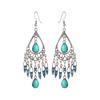 Bohemian Style Tassel Earrings Women Girls Long Fringe Dangle Earrings Female Vintage Jewelry