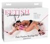 Fetisch-Fantasie-Serie - Rosa Fesselset mit Mundknebel