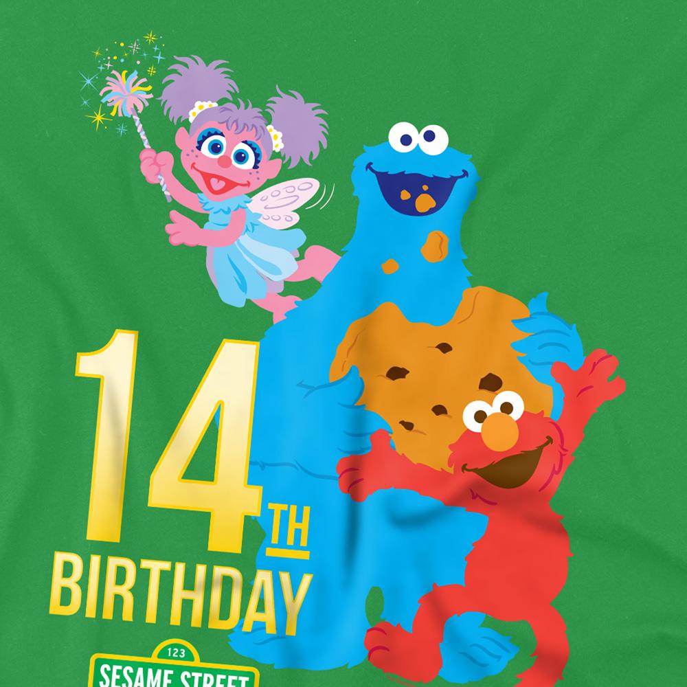 Sesame Street Unisex Adult 14th Birthday T-Shirt
