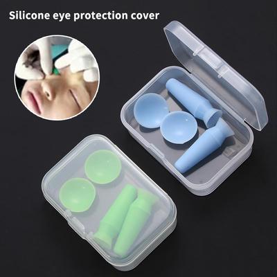 Funda Protectora de Globo Ocular de Silicona Suave para Incrustación con Absorbedor Escudo Ocular para Instrumentos de Blefaroplastia Cirugía Oftálmica
