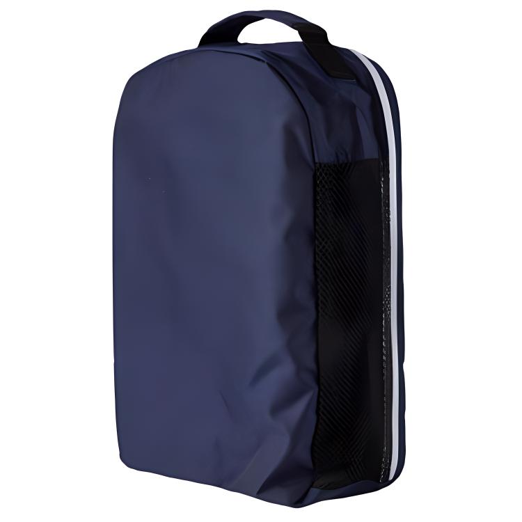 New LiNing Fabric Shoe Bag Storage Box Regular Unisex Navy Blue White ABLS029-2