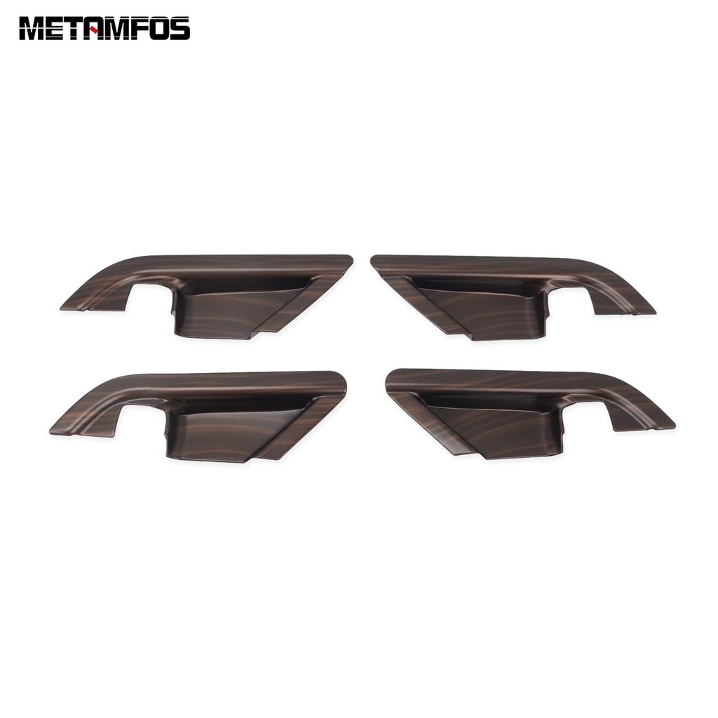 For Toyota Camry 2018-   Carbon Fiber Interior Door Handle Bowl Cover Trim Sticker Bezel Accessories Car Styling