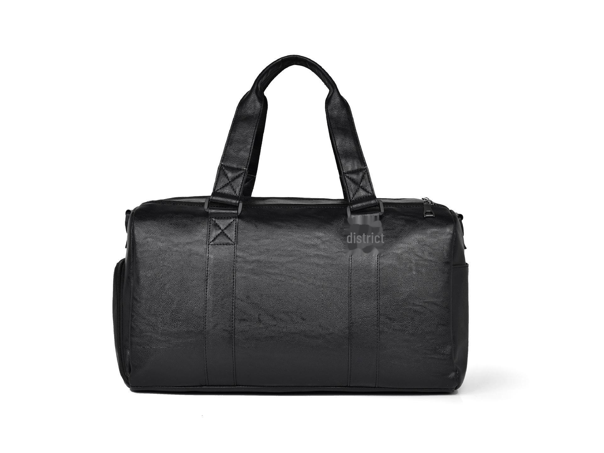 

Большая вместительная спортивная и дорожная сумка для йоги с отделением для сухого/мокрого белья и отделением для обуви small чёрный