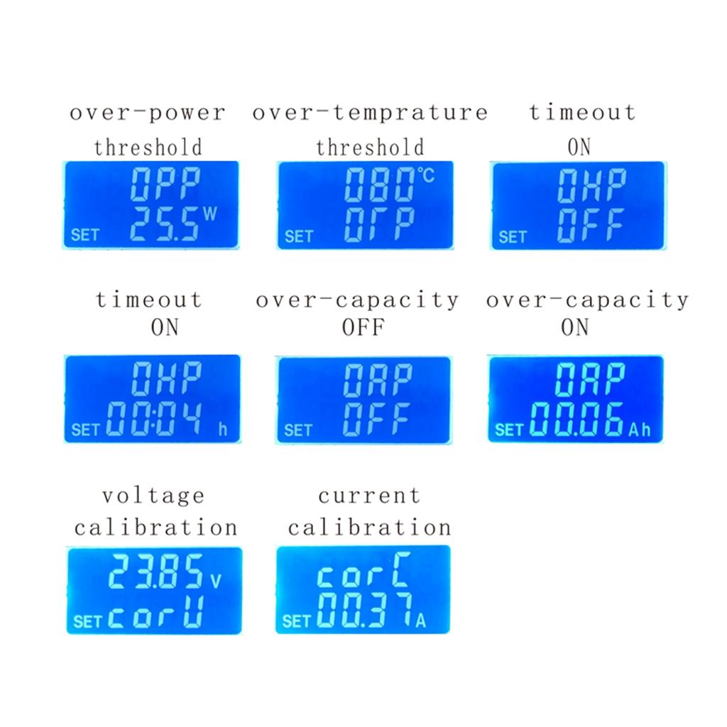 Digital Battery Power Capacity Load Testers Electronic Load Tester 35W Discharge Resistance Power Tester Testing Tool