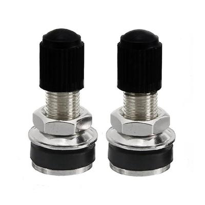 1 Pair Car Tire Valves with Dust Cover Replacement 35mm Tire Valves Tubeless Tire Valves Car Wheel Tire Repair Accessory