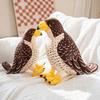 Realistic Eagle Plush Toy Soft Cuddly Children's Cognitive Prop Simulation Design Ornamental PP Cotton Doll