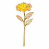 Colorful Gold Foil Rose Flower Handcrafted Artificial Crystal Flower  Party Decoration