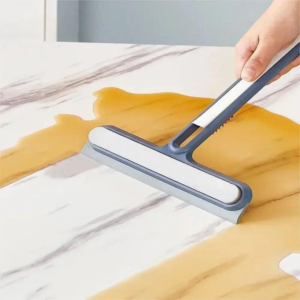 1 stk Silikon Vannviskerplate Glassrenser Skrape Bilfrontrute Rengjøring Squeegee For Bilfrontrute Vindu Bad Kjøkken