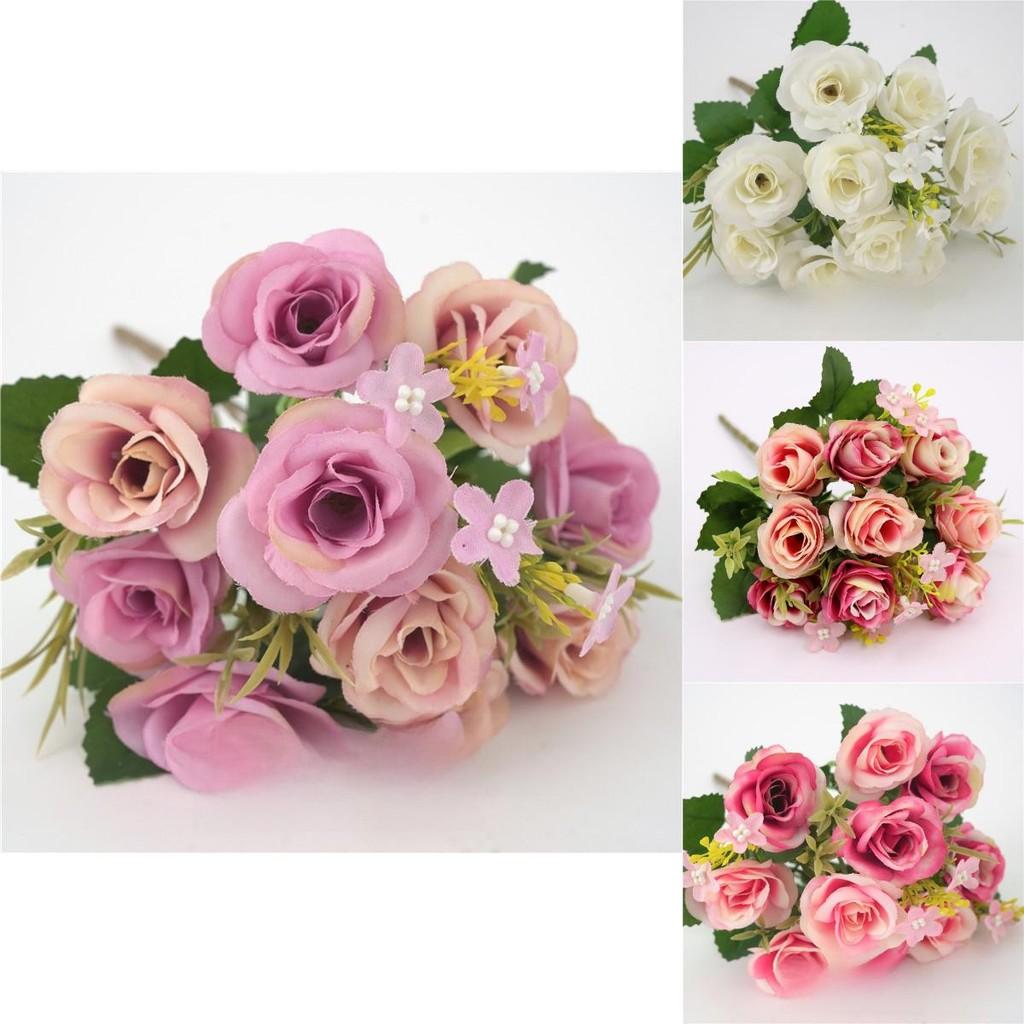 Elegant Silk Rose Artificial Flower For Home Decor And Wedding Arrangements