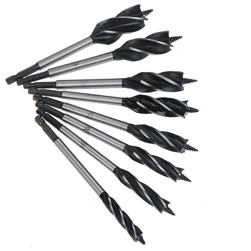 Vysoce kvalitní sada vrtáků 1ks Tesařský vrták Rychlý řez 1/4" 10-25 mm
