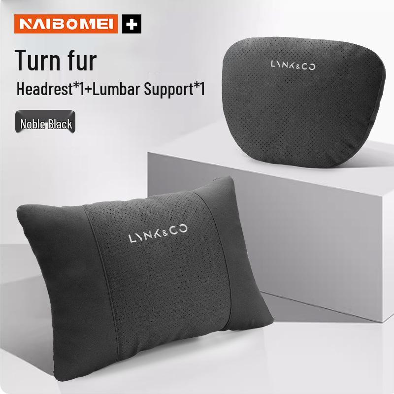 Applicable Lynk & Co Car Neck and Lumbar Support: Models 01, 02, 03, 05, 06, 08, 09, ZERO