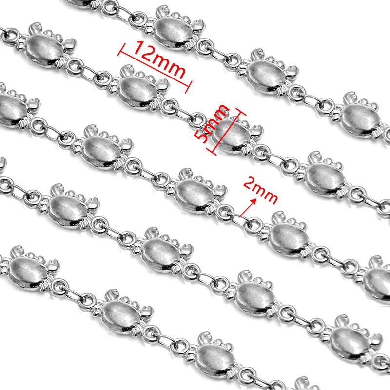 18K Gold Plated Stainless Steel Heart, Butterfly, Four-Leaf Clover, Shell Chain Bracelet/Necklace, 50cm.