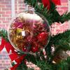 20/1PCS Fillable Plastic Hanging Ball Ornaments Open Transparent Balls for Christmas Wedding Party Home DIY Decor Craft Supplies