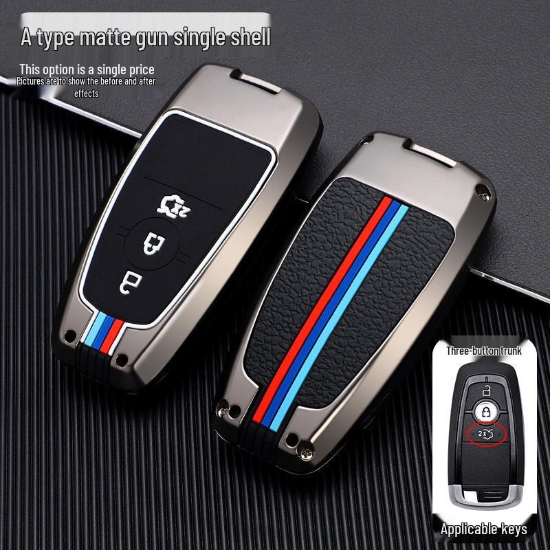 2020 Ford Escape & 2022 Mondeo Edge Two-Button Car Key Case