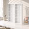 Freestanding Bead Storage Rack Compact with Transparent Front Rails for Desktop,