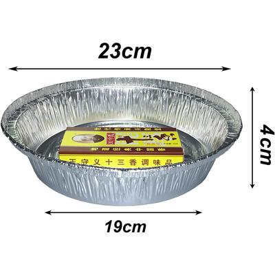 New 20PCS 9 Inch Durable Aluminium Tin Foil Trays Round For Cooking & Storage & Oven