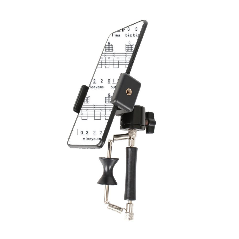 Electric Bass and Guitar Capo with Phone Clip & Strap