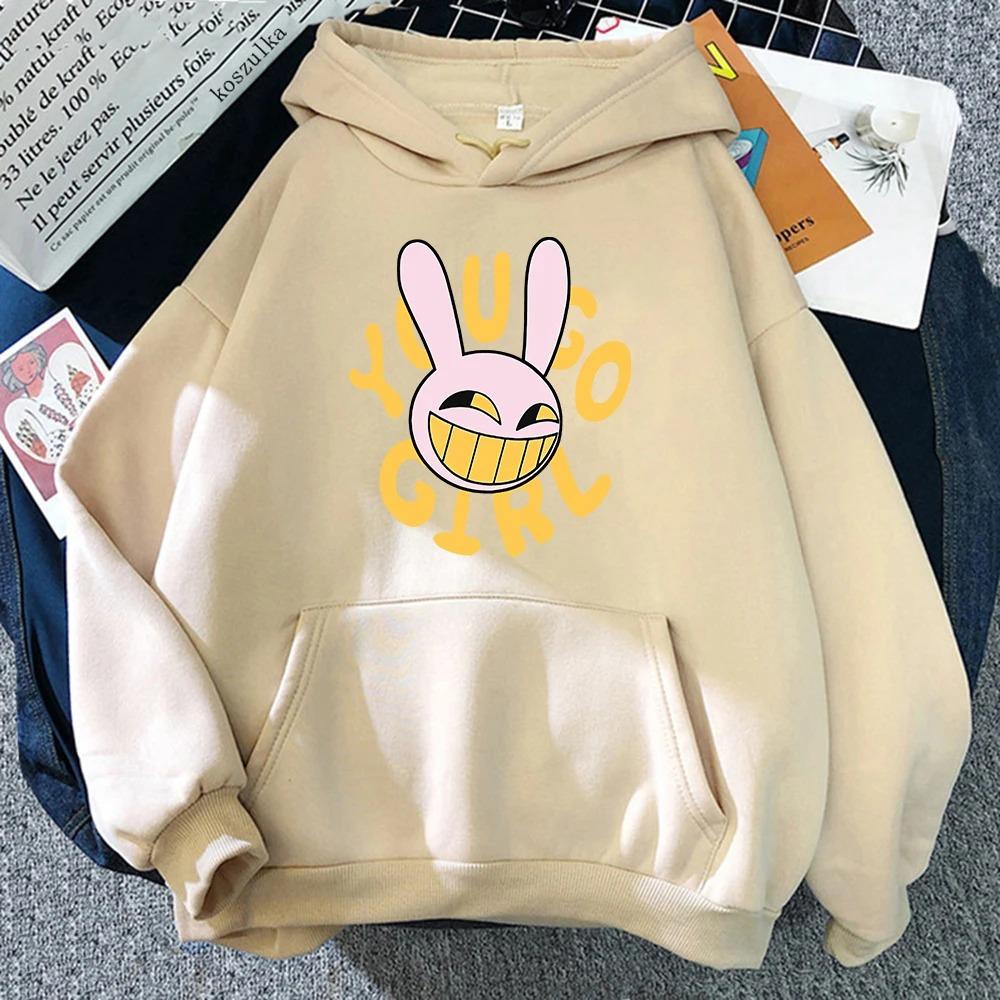 YOU GO GIRL Digital Circus Jax Hoodie Fashion Women Harajuku Funny Cute Rabbit Hoodie Cartoon Vintage Pullover Sweatshirt