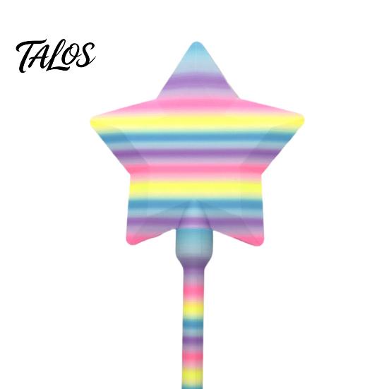 Desktop Photo Display Stand Christmas Tree Payment Wand, Novelty Tap Pay Telescopic Star Gift for Shop Owner Wand Card Holder, Fun Accessory Receipts