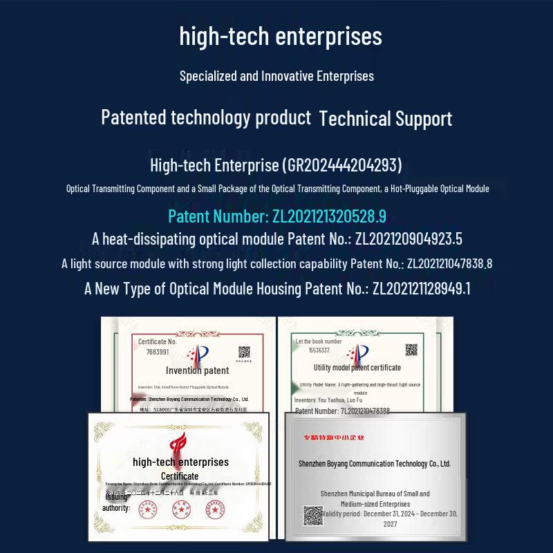 Boyang 10G SFP+ DWDM Optical Transceiver