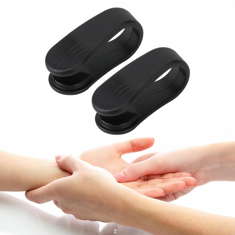 2pcs Thumb Tiger Mouth Clip Portable Plastic Mini Massager for Finger Tiger Mouth Acupoint Massage Meridian Blood Circulation