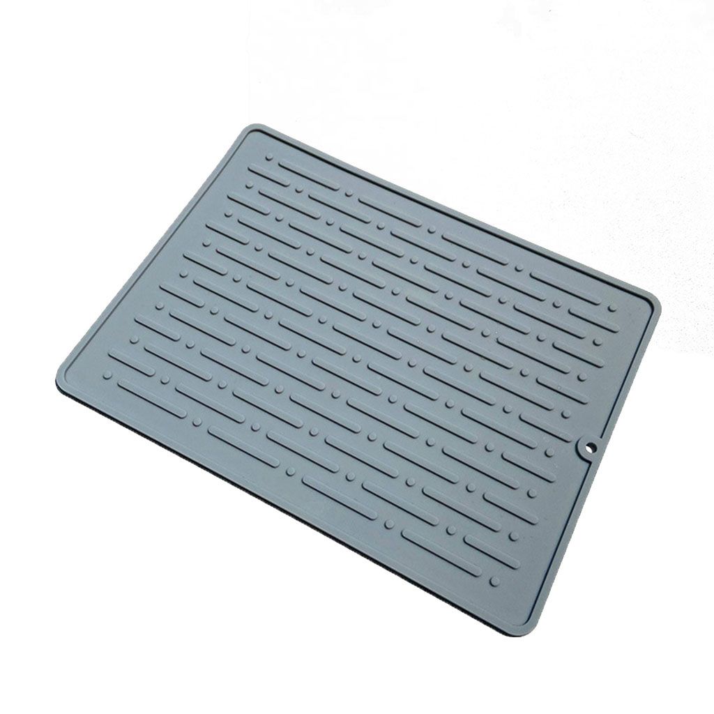 3 Sizes for Counter Draining Durable Heat Resistant Dish Mat Place Mat Cushion Pad Drying Pad