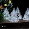 Flammenloses LED Elektronisches Kerzenlicht Weihnachtsbaumform LED Kerze Eve Kristalllicht Atmosphärenlicht Hochzeitsfeier Dekoration