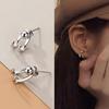 Trend Simple Stud Earrings Personality Hip-Hop Niche Hook Shape Earrings For Women Men Party Jewelry