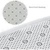 LNU Bathroom Rugs Soft Plush Bath Mat, Purple and Gray Non Slip Shaggy Bath Rugs, Absorbent Floor Mats Runner Perfect for Tub Shower Indoor, 16" x