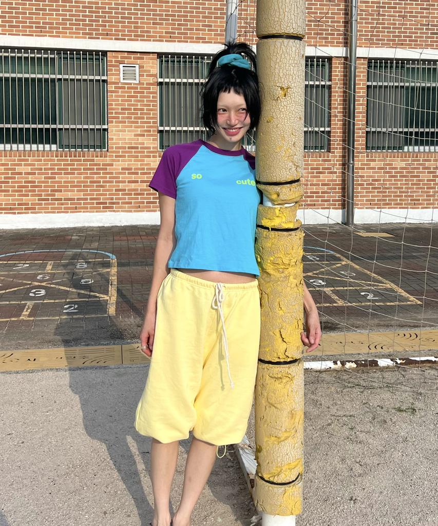 Kikoji And Tough Midi Pants Yellow
