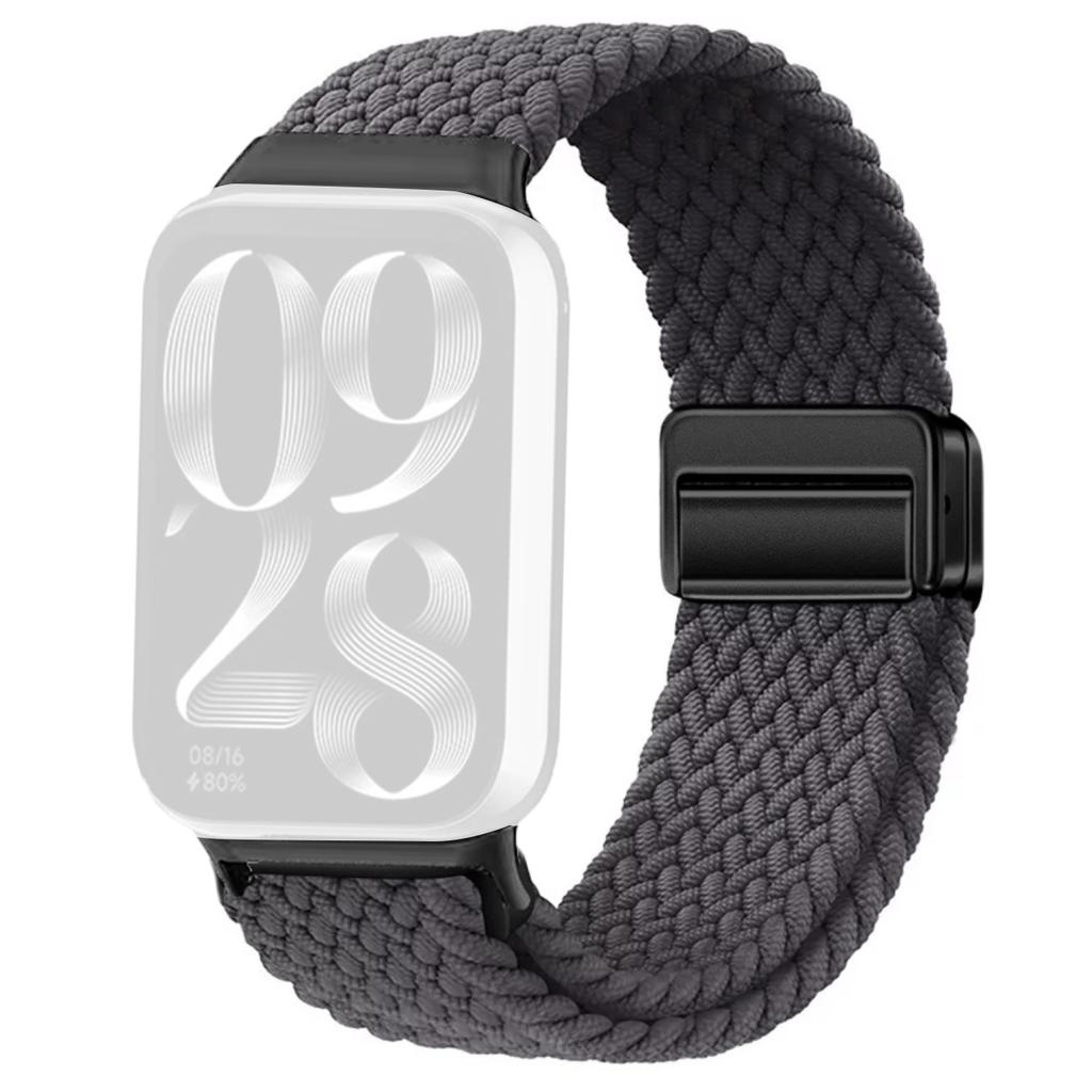 Watch Strap For Xiaomi Smart Band 9 Pro/Band 8 Pro/Redmi Watch 5/Watch 4 Magnetic Stretchy Nylon Woven Band