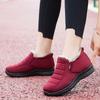 Winter New Snow Boots Women's Velvet Thickened Mother Cotton Shoes Low-top Middle-aged Elderly Waterproof and Non-slip Short Boots
