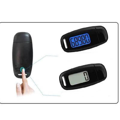 Podomètre 3D Marchant Petit Podomètre Numérique d'Extérieur Trackers de Fitness Précis Rechargeable par USB Compteur de Pas Précis