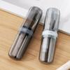 With Cover Toothbrush Travel Containers Transparent Toothbrush Storage Box Mouthwash Cup  Travel