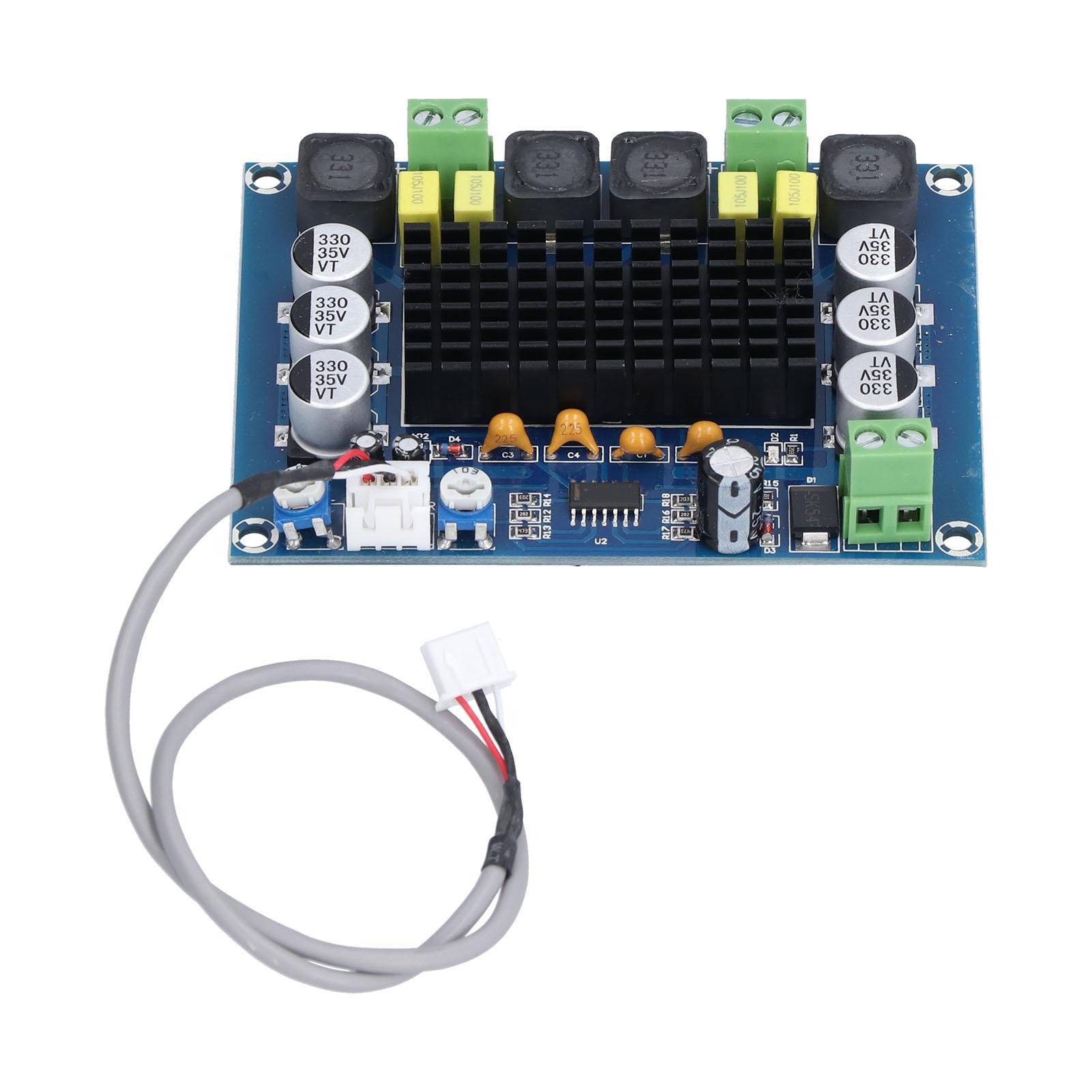 

Amplifier Board Dual Channel Stereo High Efficiency Digital Audio Power Amplifier DC 12V to 24V