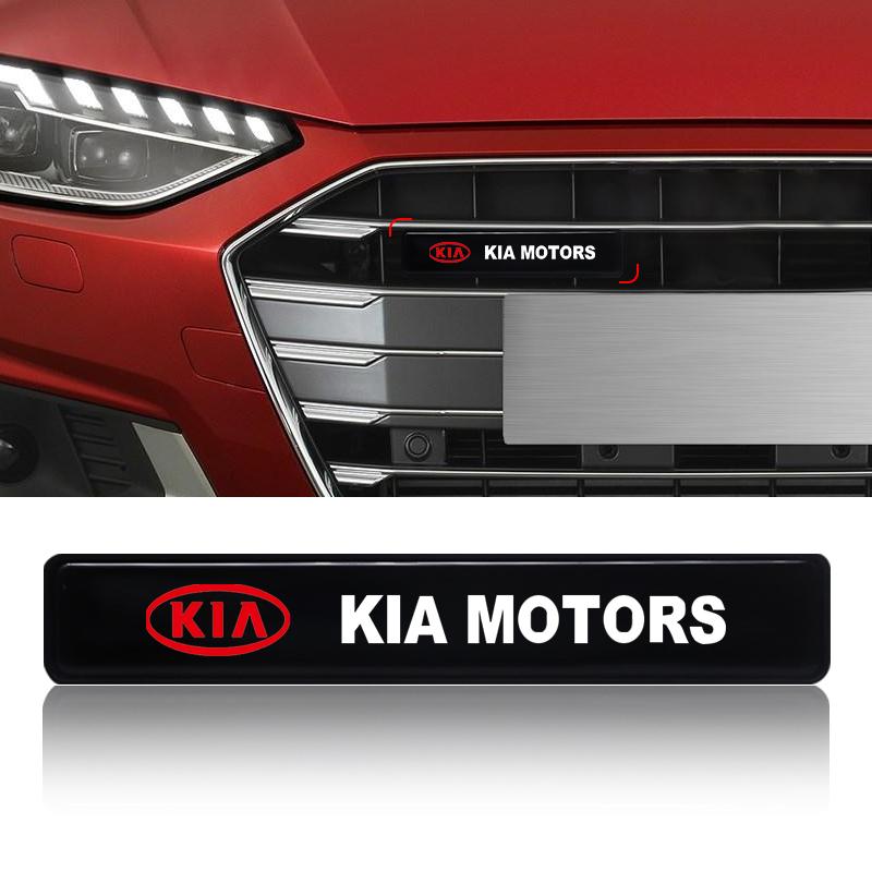 1pcs Fashion Car Front Hood Grille Emblem LED Light Grill Decorative Lights For Kia Rio Ceed Sportage Cerato Soul Sorento K2 K5 Flip Car Accessories